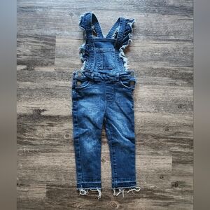 Art Class 2t Ruffle Denim Overalls